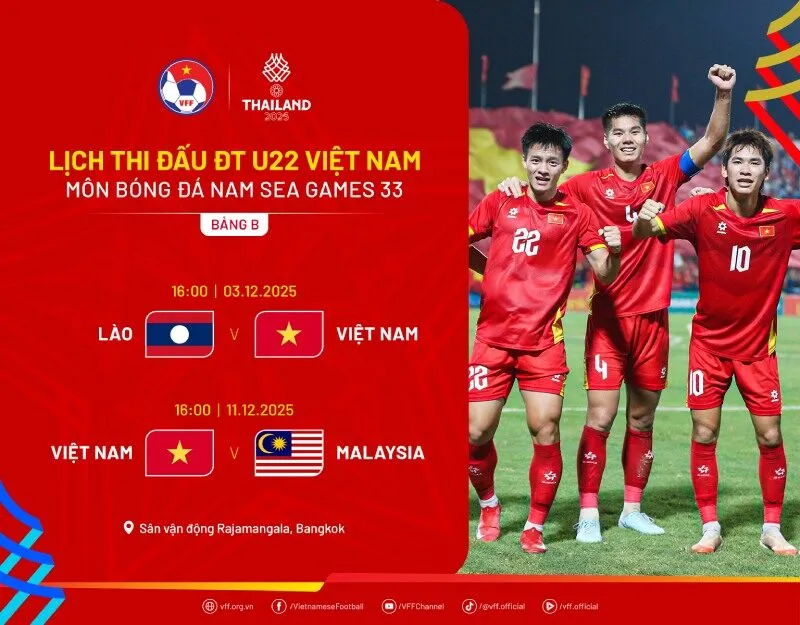 Lịch Thi Đấu Bóng Đá U22 Việt Nam Tại SEA Games 33 - Hành Trình Vô Địch Lịch thi đấu bóng đá U22 Việt Nam tại SEA Games 33